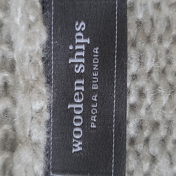 Wooden Ships Mohair Wool Blend Knitted Long Cardigan Size S/M - Picture 6 of 8